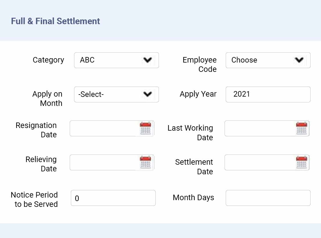 Full And Final Settlement Employee Full Final Settlement