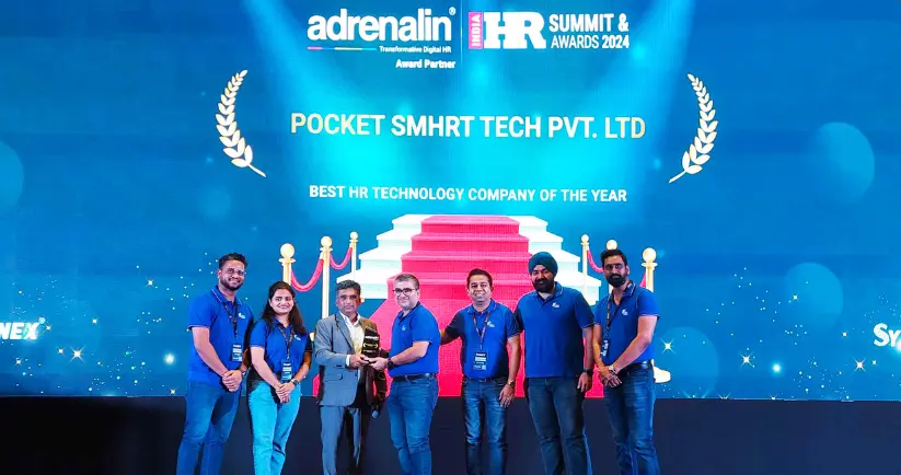 Pocket HRMS Honored as ‘Best HR Technology Company of the Year’ at India HR Summit & Awards 2024